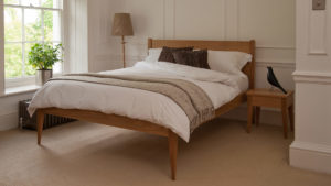 Our hand crafted Cochin Bed is made from solid wood in this case Oak