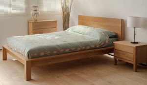 ocean contemporary wooden bed