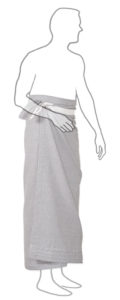 GOTS and Soil Association certified 100% organic cotton Scandinavian wrap towel