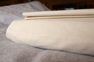 organic cotton bedding - unbleached undyed ethically sourced sheets, pillowcases and duvet covers