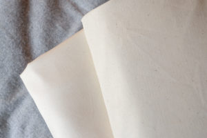 undyed unbleached organic cotton bedding - sateen or classic finish bedding