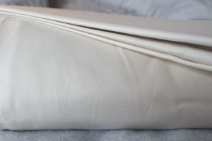 certified organic cotton undyed unbleached bedding with a sateen finish
