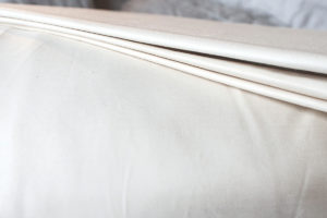 organic ethically sourced cotton bedding sateen-detail