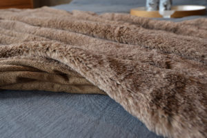 brown super soft throw