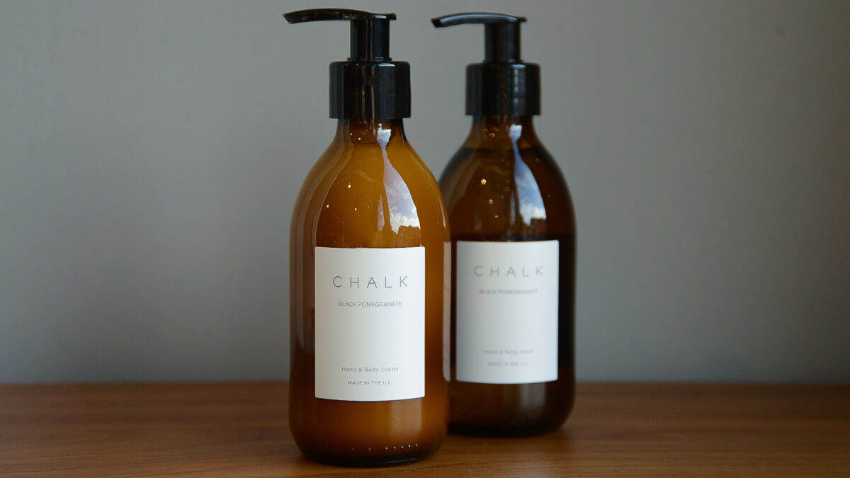 Chalk Amber Glass Scented Toiletries - Image 4