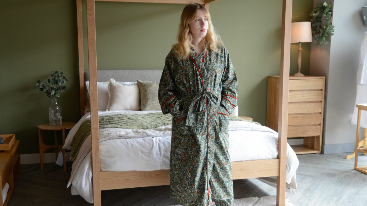 Botanical Berry Kimono - Image 2