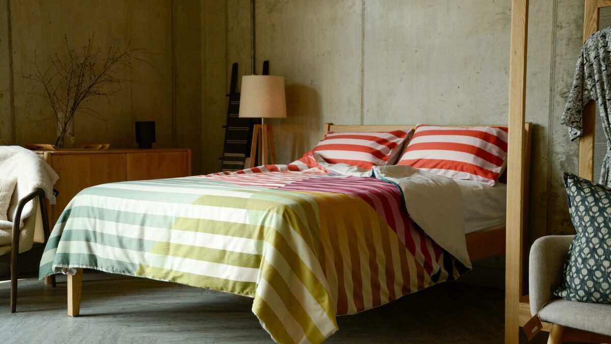 Colourful Organic Cotton Satin Bedding - Image 4