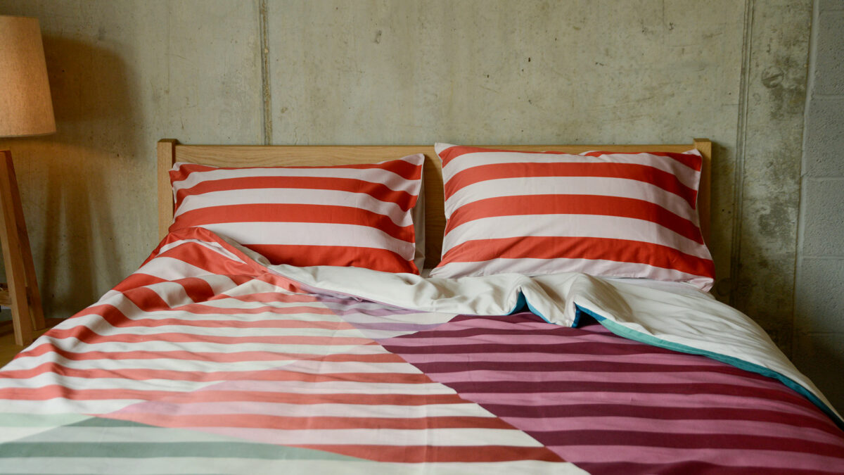 Colourful Organic Cotton Satin Bedding