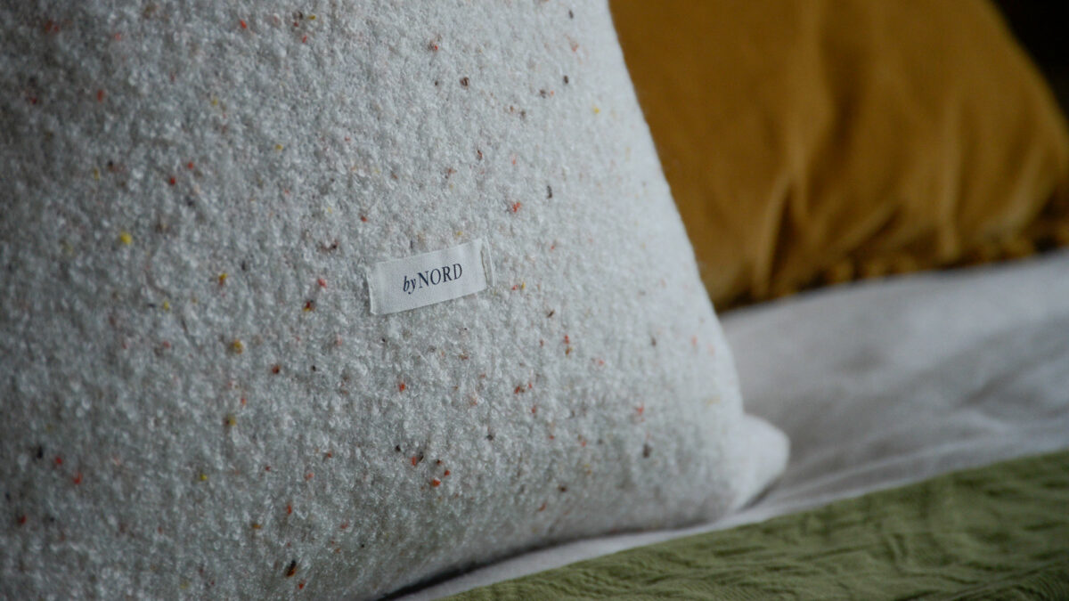 Cosy Flecked Ivory Cushion Cover - Image 4