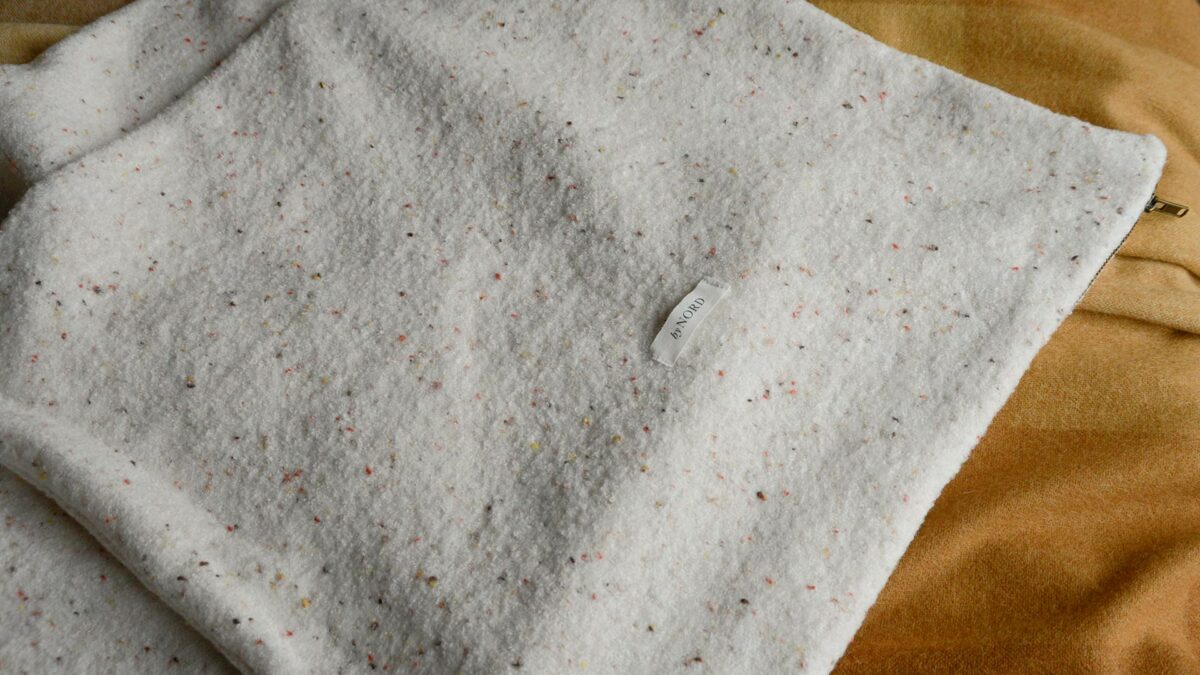Cosy Flecked Ivory Cushion Cover - Image 7