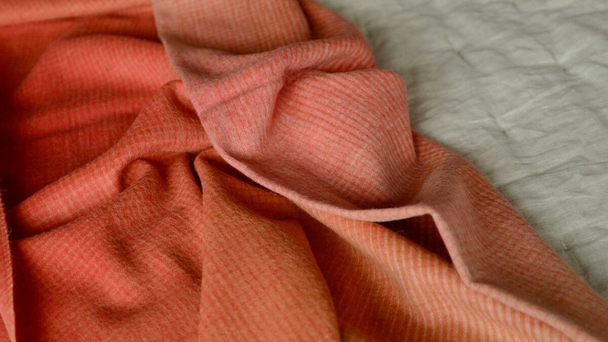 Luxury, Gradient Design Throw with Recycled Wool - 5 Colours - Image 14