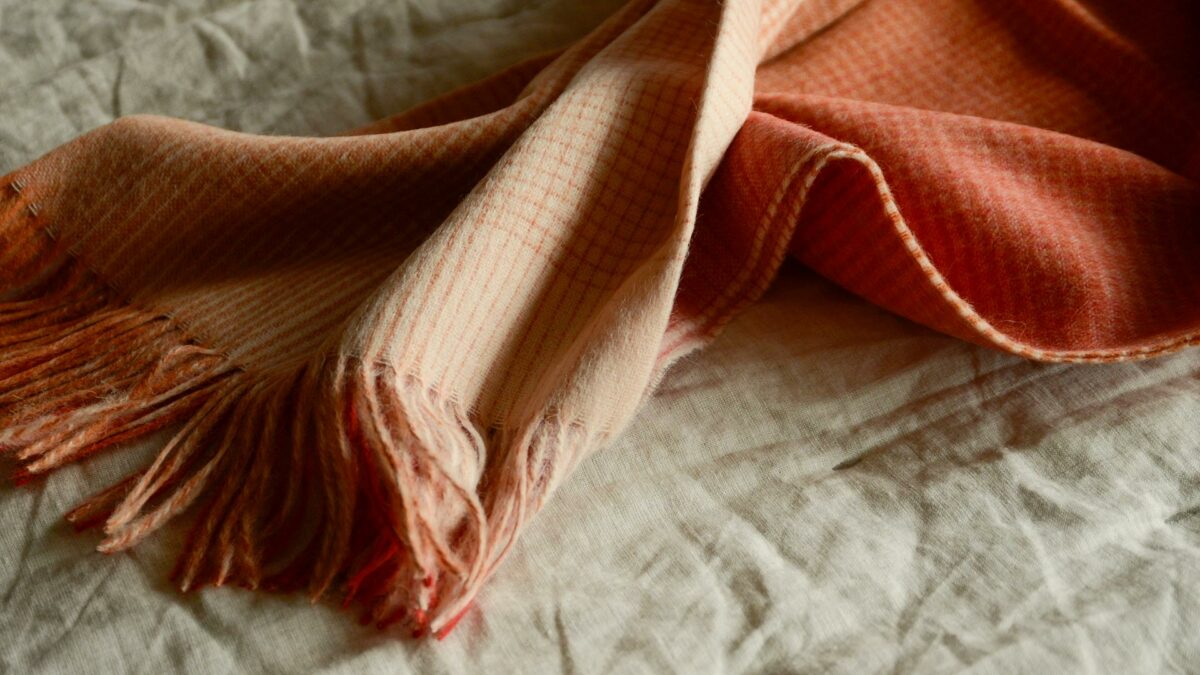 Luxury, Gradient Design Throw with Recycled Wool - 5 Colours - Image 17