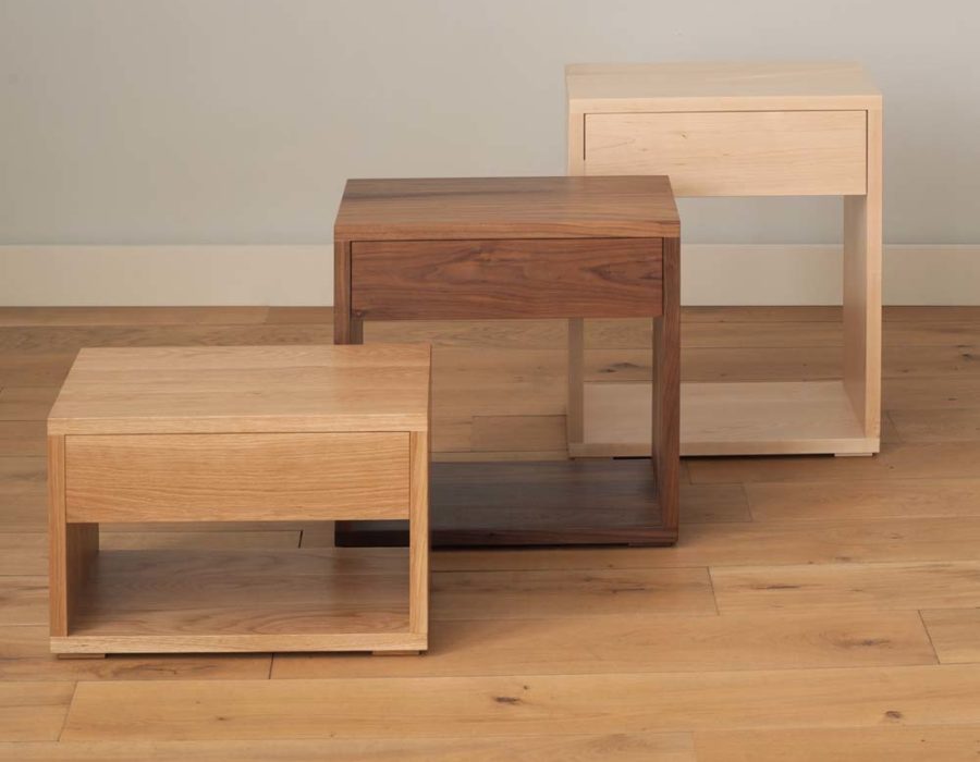 Find the right solid wood bedside table for your bed at Natural Bed Company