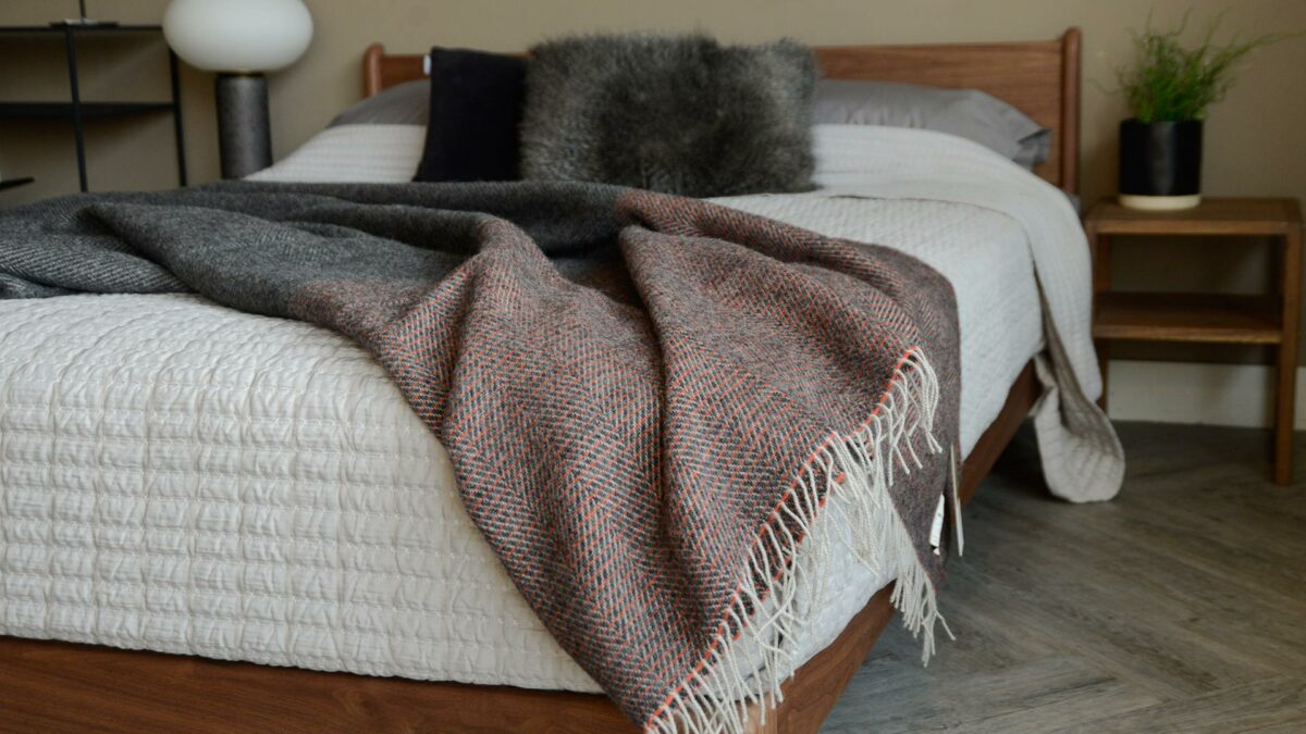 Heavyweight Check Wool Blankets - Image 6