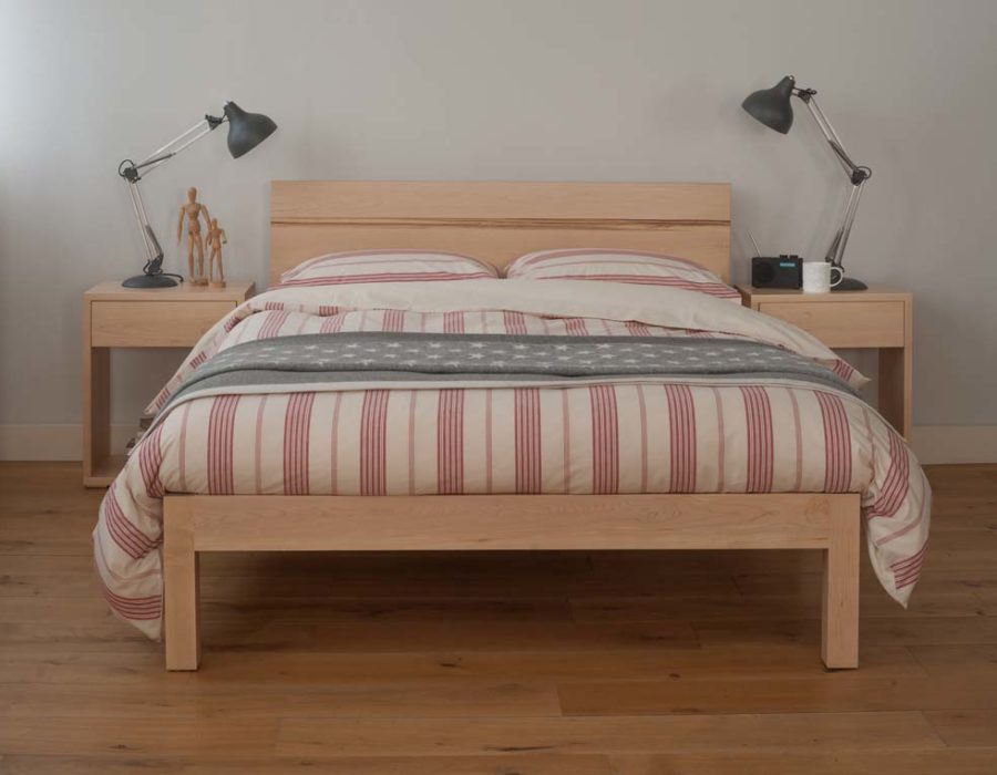 Contemporary solid wood beds - the Nevada collection