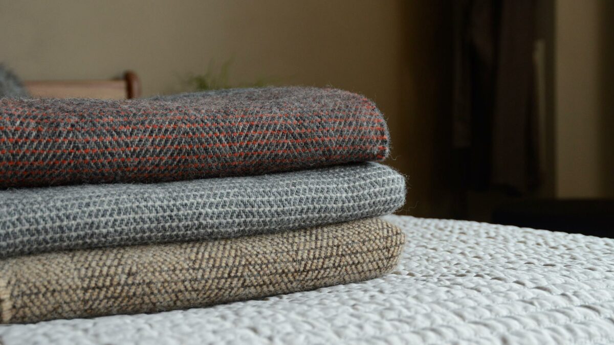 Heavyweight Check Wool Blankets