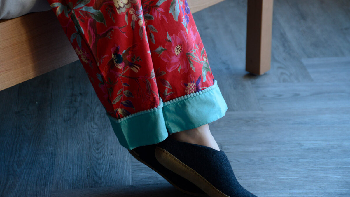 Red Floral Pyjamas - Image 2