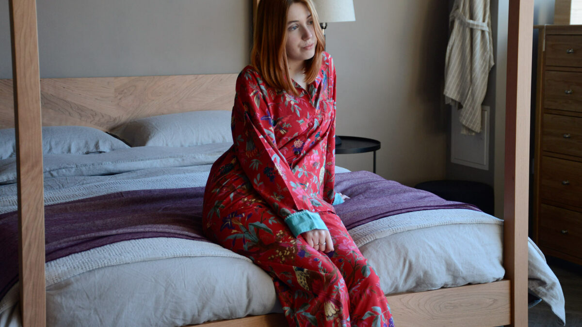 Red Floral Pyjamas - Image 6