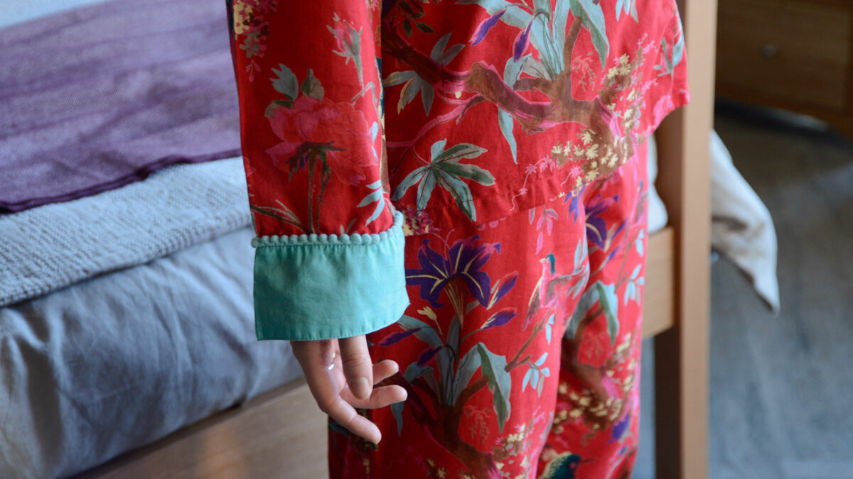 Red Floral Pyjamas - Image 4