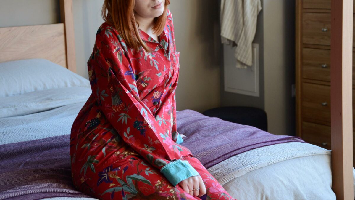 Red Floral Pyjamas