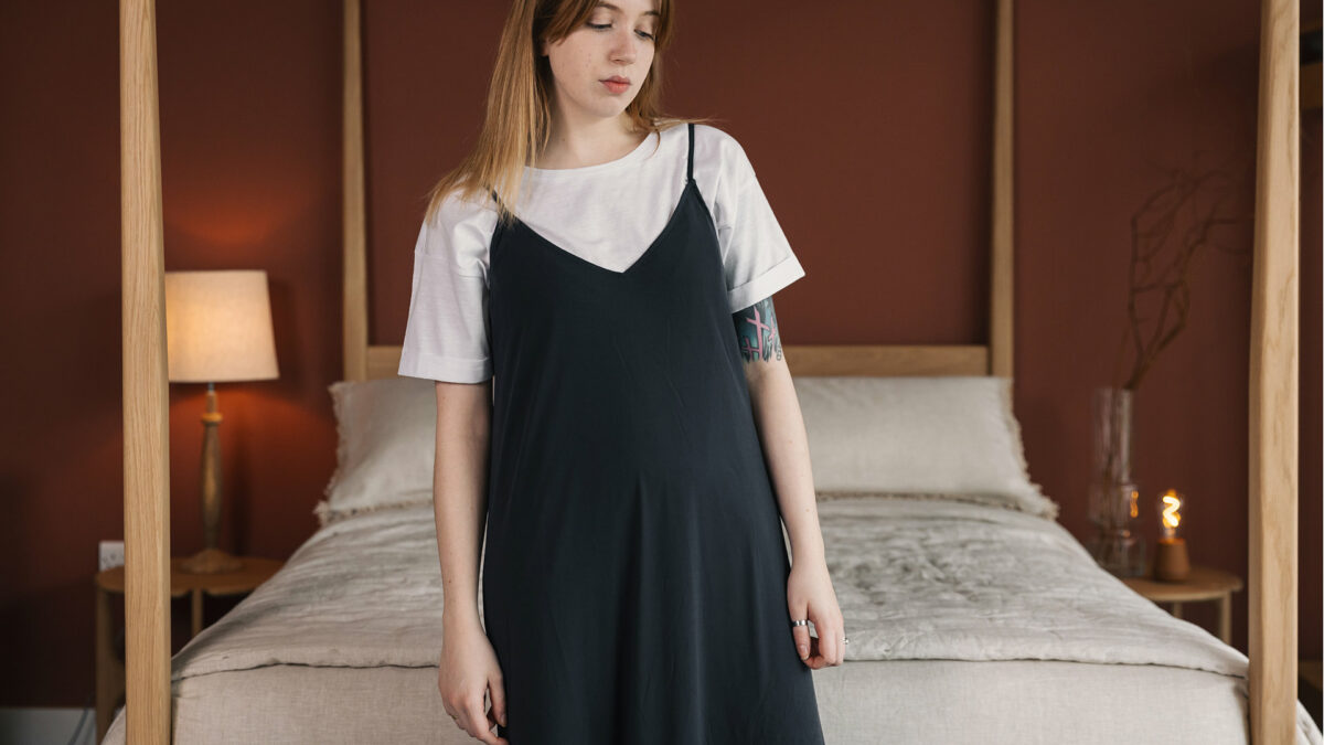 Soft Slip Dresses - Black or Smoke Grey - Image 9