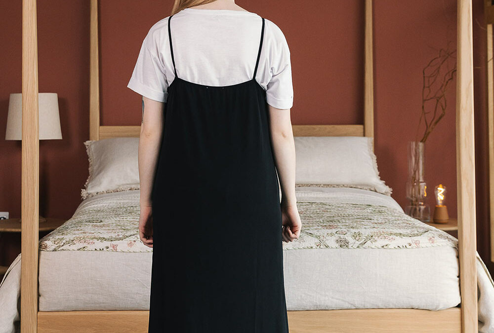 Soft Slip Dresses - Black or Smoke Grey - Image 5