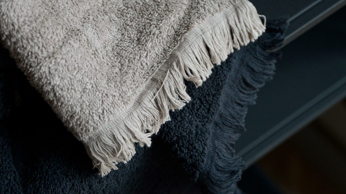 Organic Cotton Towels with Fringe Detail - Image 3