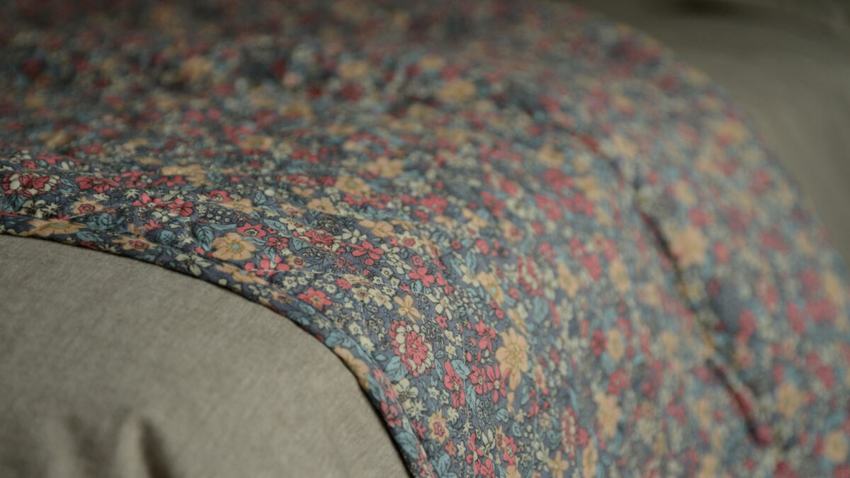 Quilted Throws with Floral Print - Image 2
