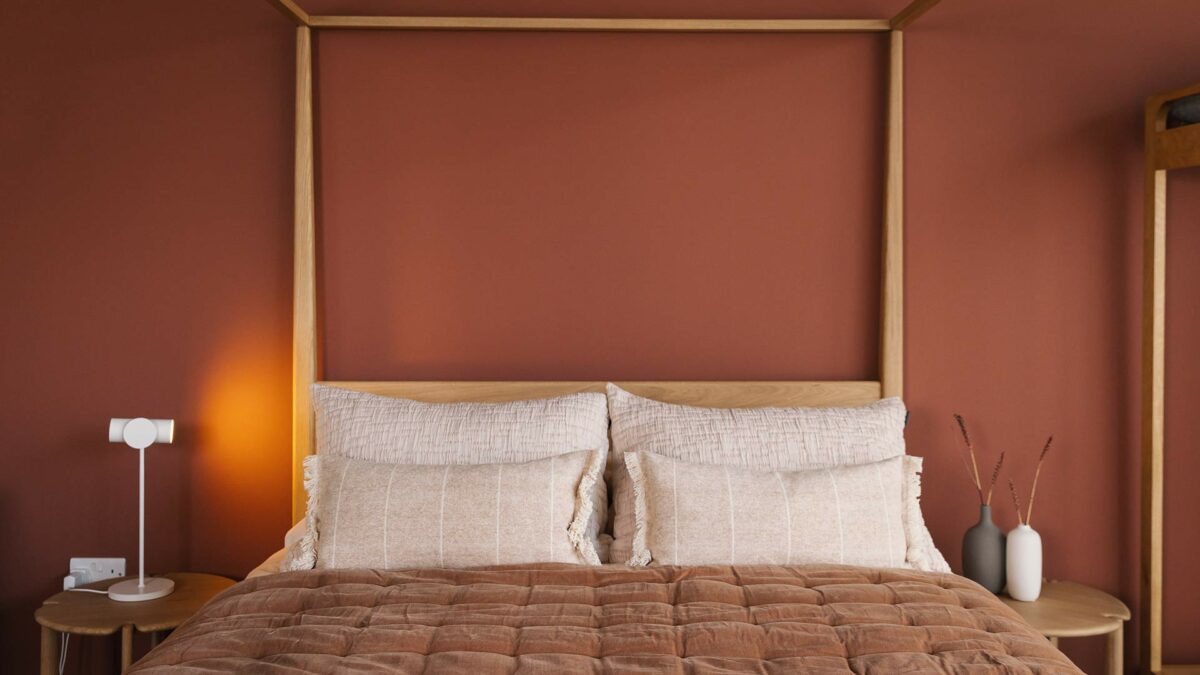 Velvet Reversible Quilt - Cinnamon - Image 7