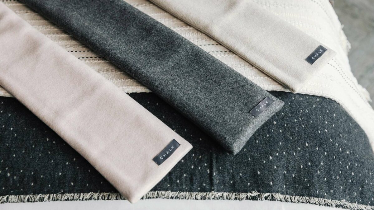 extra-long hot water bottle with soft felt cover