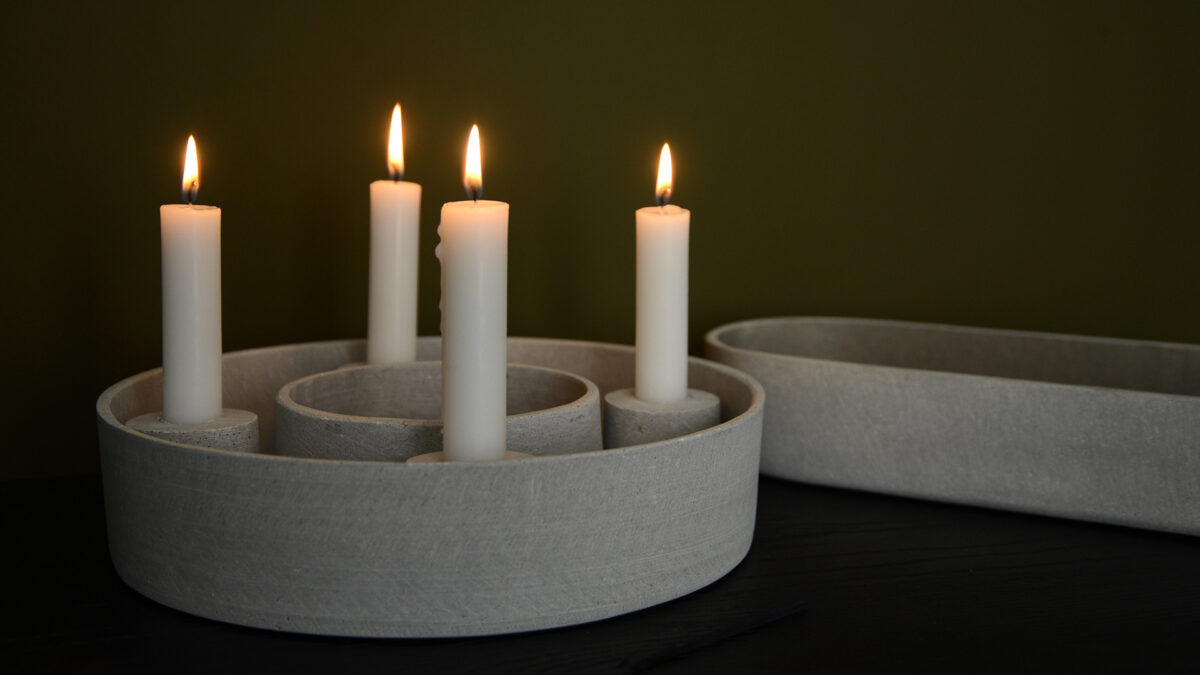 Concrete Candleholders - 2 shapes