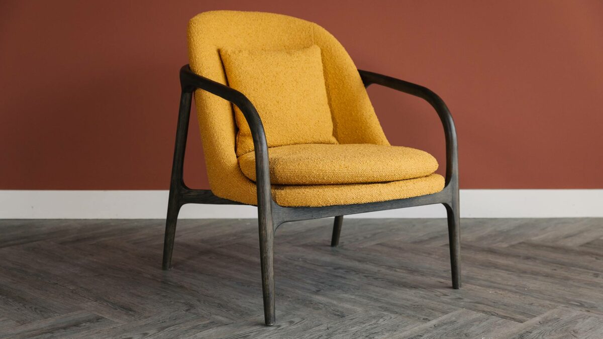 Boucle Armchairs - Ochre or Taupe