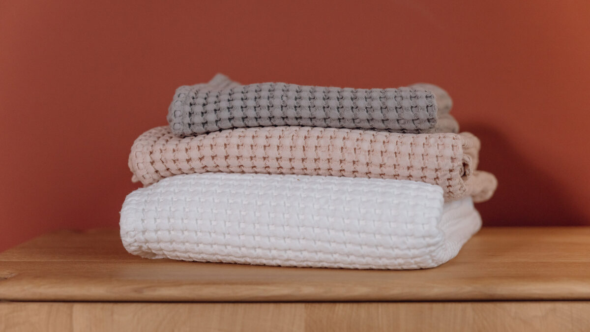 Cotton Waffle Towels - 3 Colours