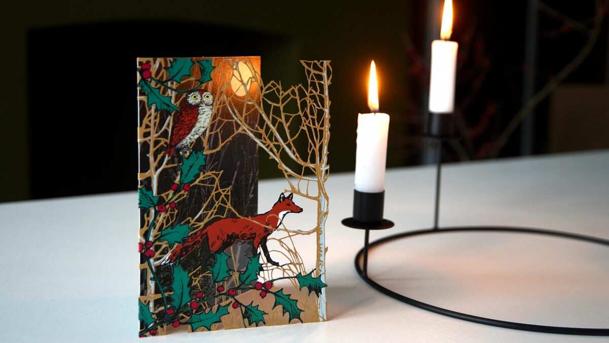 Laser Cut Christmas Card Multipack - Wild Winter Designs - Image 3