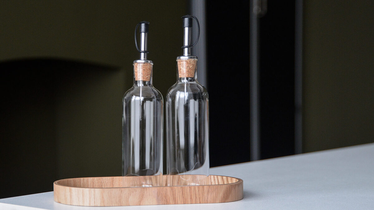 Glass Oil & Vinegar Bottles