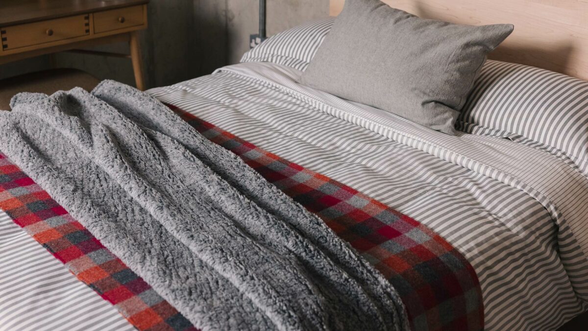Checked Pure Wool Throws - Reds or Greens - Image 14