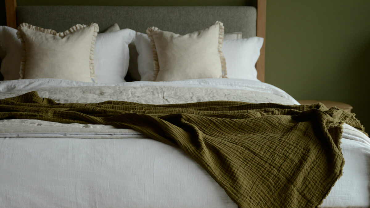 Cotton Muslin Throws - Various Colours - Image 10