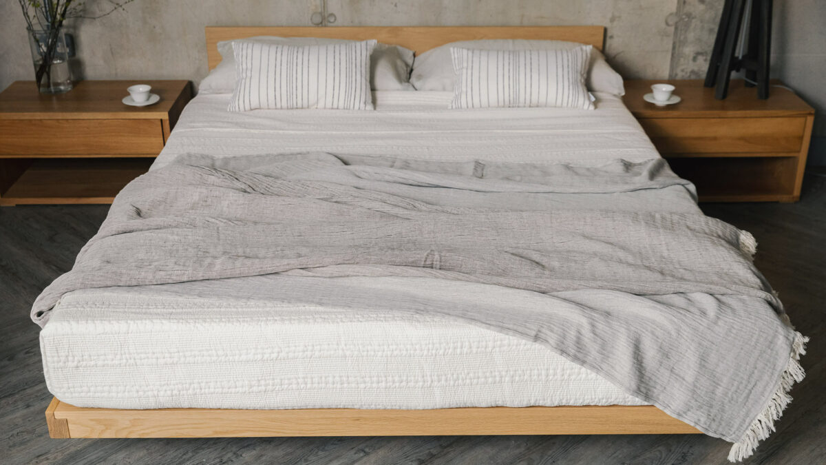 Lightweight Organic Cotton & Linen Throws - 4 Colours - Image 13
