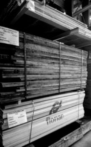 sustainably sourced timber at our supplier warehouse