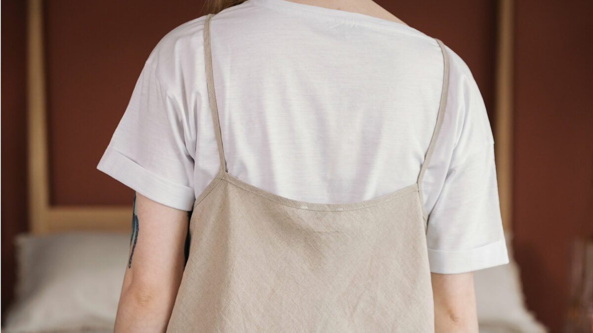 Linen Slip Dress - Image 6
