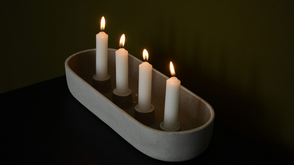 Concrete Candleholders - 2 shapes - Image 3