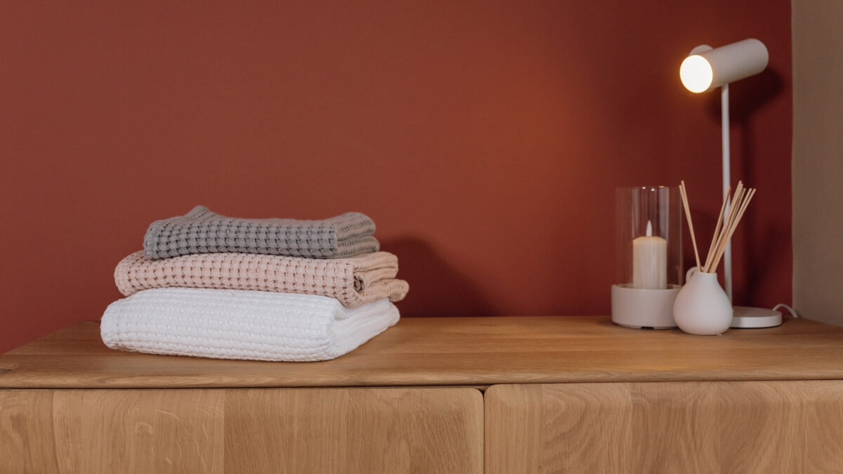 Cotton Waffle Towels - 3 Colours - Image 3