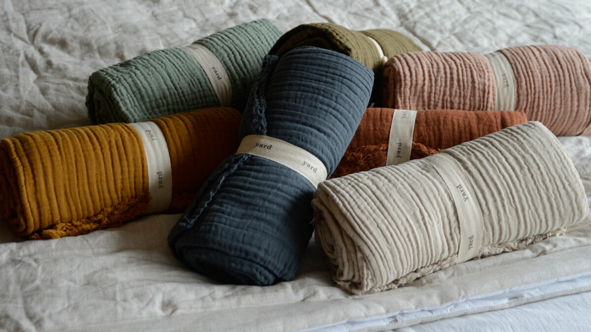 Cotton Muslin Throws - Various Colours