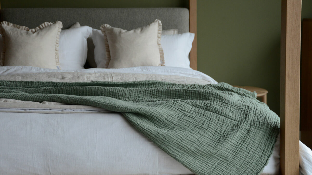 Cotton Muslin Throws - Various Colours - Image 8