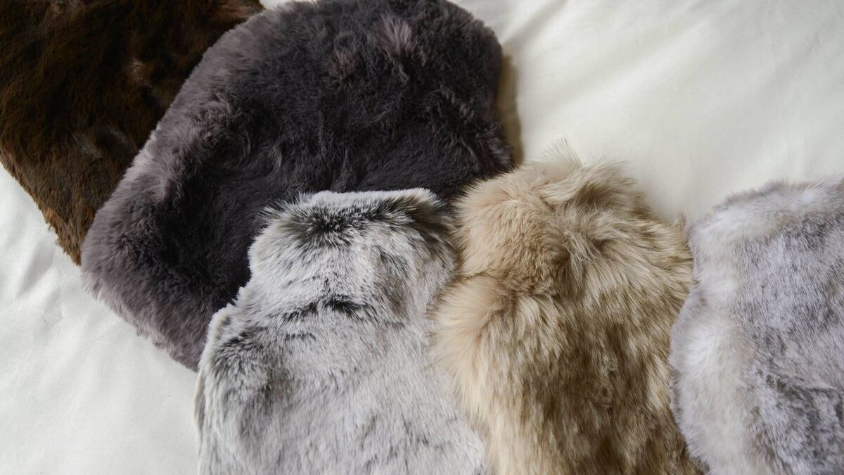 Natural Look, Luxury Faux Fur Hot Water Bottles