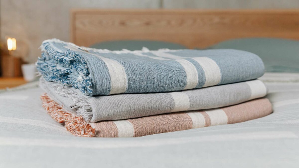 Modern Organic Cotton Throws - Image 2