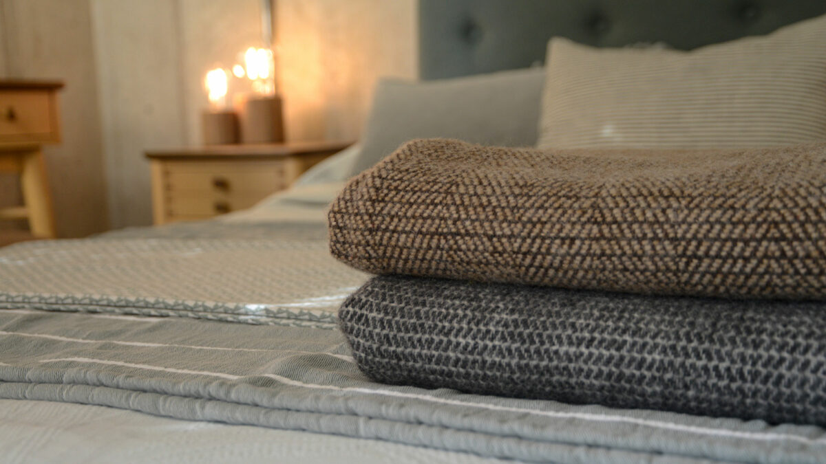 Heavyweight Check Wool Blankets - Image 3