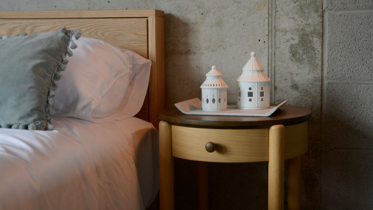 Porcelain Lighthouse Candleholders - Image 3