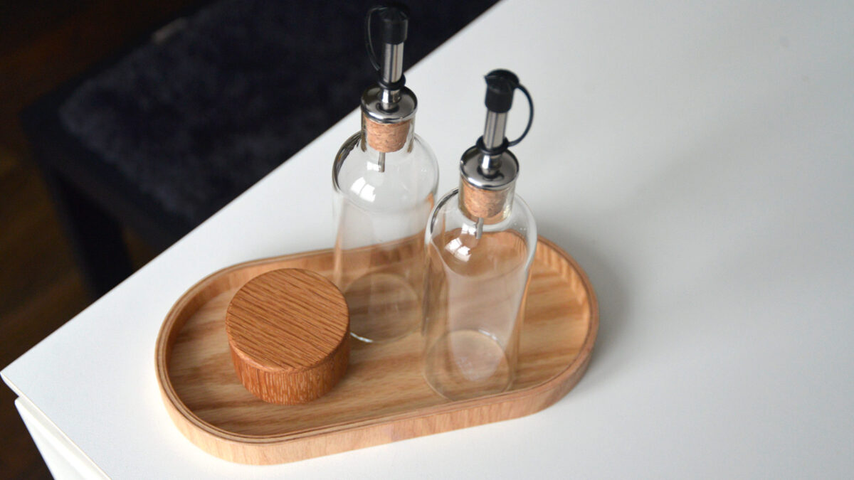 Glass Oil & Vinegar Bottles - Image 2