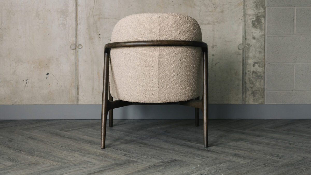 Boucle Armchairs - Ochre or Taupe - Image 12